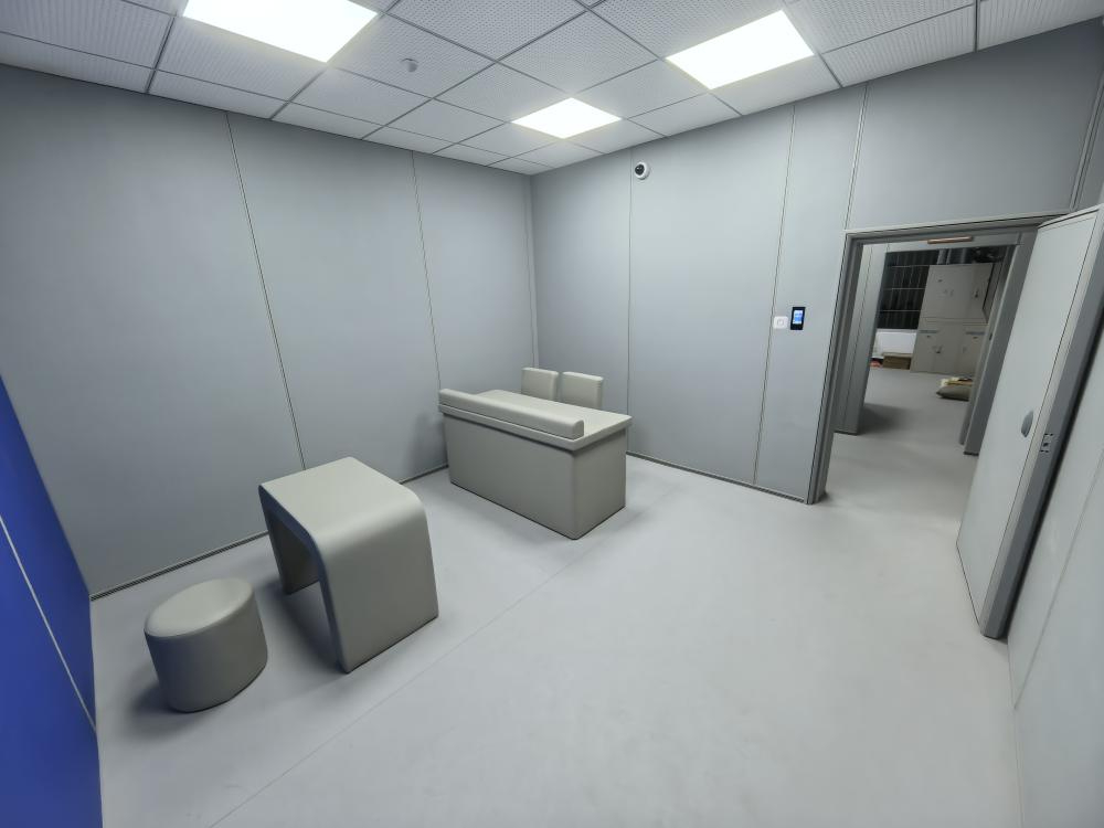 审讯室墙面软包安装及案例