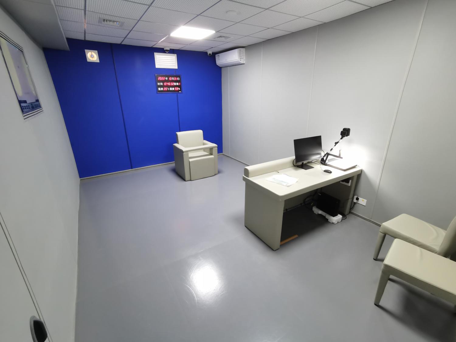 谈话留置室软包防撞家具 审讯室软包桌椅