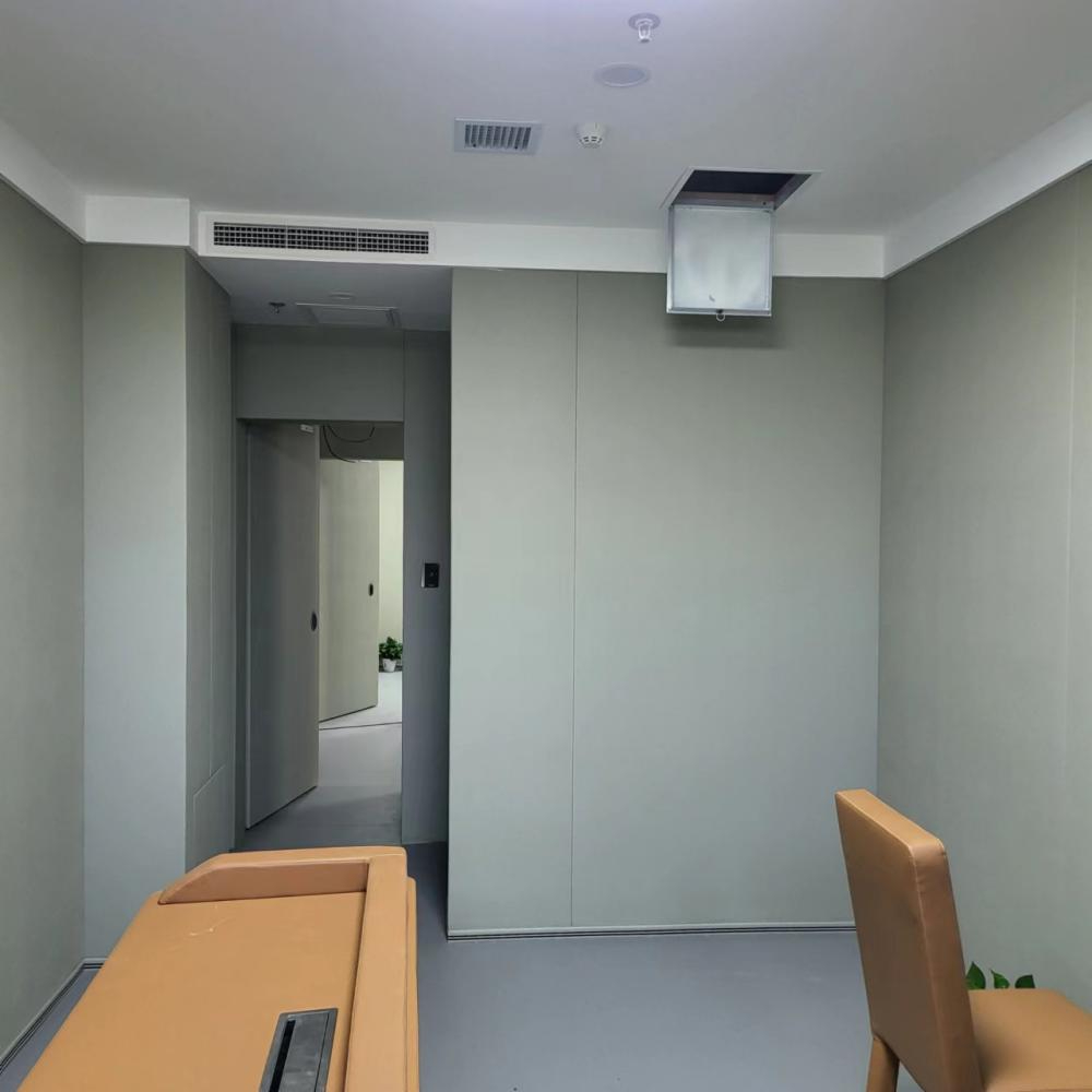 谈话室防撞墙软包定制墙面改造